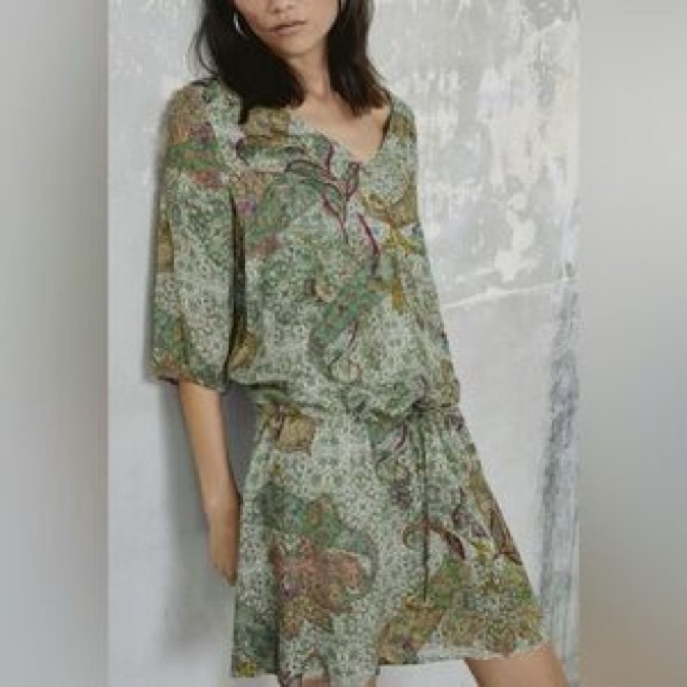 IKKS Mid-Length Dress Viscose size 34 (US size 2)